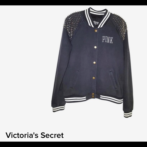 PINK Victoria's Secret Jackets & Blazers - 🌺🌺PINK🌺VARSITY JACKET🌺🌺
